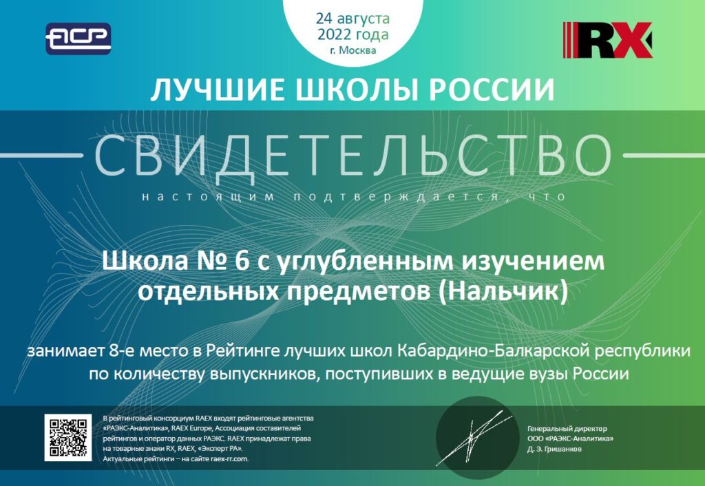 ЭЛЕКТРОННЫЙ ЖУРНАЛ НАЛЬЧИК